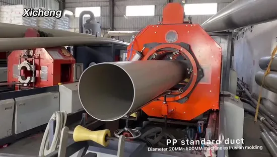 산업용 환기용 PP/PVC 플라스틱 원형 공기 덕트